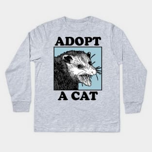 Adopt A Cat Kids Long Sleeve T-Shirt